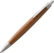 LAMY 2000 taxus - elegant ballpoint pen with yew wood casing and palladium finish - perfectly balanced - incl. giant refill LAMY M 16 in line width M in black