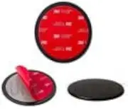 [Navitech] 80mm (Twin Pack) in Car Adhesive Universal Dash Disc for Windscreen Suction Cups Compatible with Tomtom GO Navigator 7 Inch GPS Sat Nav