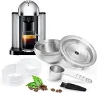 Stainless Steel Reusable Coffee Pods for Nes presso Vertuo-line GCA1 and...