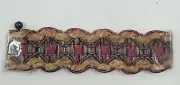High Quality Chenille Decorative Trim Gimp - Ablaze Red, Green, Gold