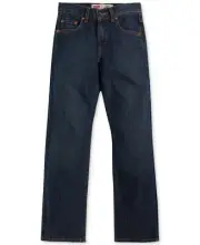 Levis 550 Boys Relaxed Fit Jeans (16x28, Blue) $40