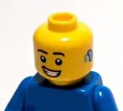 Lego - Minifigure Head - Smile, Teeth, Hearing Aid