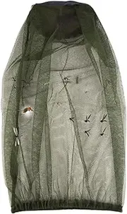 Mesh Head | Fly Head Net | Camping Head Net, Face and Neck Fly Netting Mesh Hood, Mesh Face Shield Protection for Men and Women Beekeeper Net Maask Protection Gear