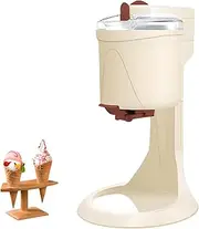 Soft Serve Ice Cream Machine, 20W Home Ice Cream Maker Machine with 1L Large Capacity, DIY Kitchen Ice Cream Machine for Restaurant Snack Bar