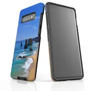 For Samsung Galaxy S10+ Plus Case Armour Cover, Famous Rocks