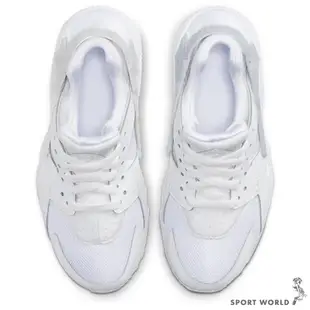 Nike 女鞋 休閒鞋 武士鞋 Huarache Run GS 襪套 白【運動世界】654275-110