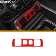 For Chevrolet Silverado/GMC Sierra 14-18 Power & USB Socket Panel Cover Trim Red (for: Chevrolet)