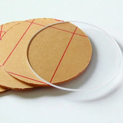 6 X Laser Cut Clear Acrylic Plastic Circle Discs Perspex Sheet Round Transparent