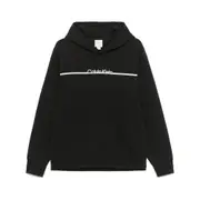 [Calvin Klein] Calvin Klein Logo-print Hoodie L BLACK