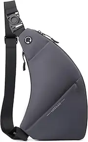 [PEAKINGTECH] Sling Bag Small Crossbody Backpack: Anti Theft Travel Bag Front Back