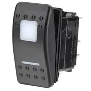 Narva Illuminated Momentary On Sealed Rocker Switch - Red, 12/24V