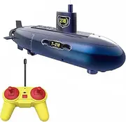 GoolRC Mini RC Submarine, 2.4GHz Remote Control Boat, 6 Channels DIY Under Water Ship RC Boat for Kids