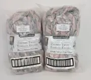 Loops & Threads Chunky Twist 8.8 Oz 20.5yds Pink/Grey x 2 Skeins