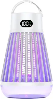 Zappify 2.0 Portable Bug Zapper, Indoor & Outdoor, Cordless Rechargeable Mosq...