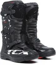 TCX Comp Kids Motocross Boots, black-white, Size 38 Black White