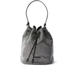 [Prada] Prada Crystal-embellished Bucket Bag ONE SIZE BLACK/SILVER