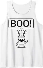 [Disney] Pixar Monsters Inc. Boo Text Bubble Outline Tank Top
