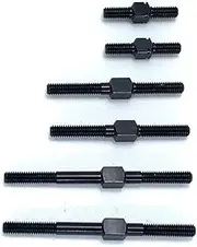 Square SHT-301BK Turnbuckle Set (Black) for Tamiya Hornet EVO