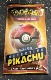 Pokemon Detective Pikachu Movie 2-Card Booster Pack (with SM190 Promo Holo Rare)