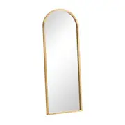 Oikiture Wooden Full Length Mirror 180x70cm Arched Dressing Floor Mirrors