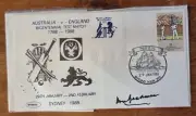 Bicentennial Sydney Test Match, FDC signed By Don Bradman stamped Botany 29/01