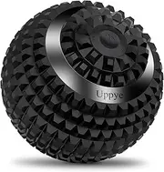 Uppye Vibrating Massage Ball for Physical Therapy and Workout Recovery, Ideal for Yoga, Deep Tissue Myofascial Release Tools - Back, Shoulder & Foot Muscle Massager (Black)