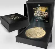 2017 AFL Premiers Richmond Tiger Premiersip Medallion in Black Display LED Box