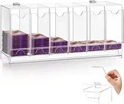 Colingmill Acrylic Booster Pack Dispenser, Card Pack Dispenser Storage and Organizer, for Trading Card Packs, Booster Packs, Sports Card Packs & More (6 Slots)