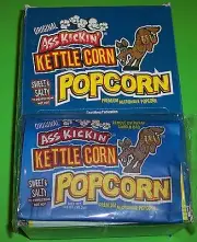 ASS KICKIN' KETTLE CORN MICROWAVE POPCORN- 12 PACK OF 3.5 OZ. BAGS