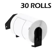30Rolls 200 Shipping 4x6 Label DK-1241 For Brother QL-1060N with Permanent Frame