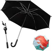 Vaguelly 1 Set Stroller Umbrella Parasol Umbrella for Chair Umbrella Fixing Device Stroller Sun Shade Beach Umbrella UV Parasol Beach Chair UV Protection Sunshade Umbrella Alloy