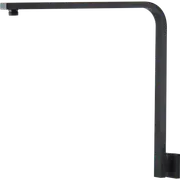 MIXX Chai Square High Rise Shower Arm Matt Black 11SSA02M
