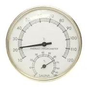 Portable Sauna Thermometer Metal for Case Sauna Room Thermometer