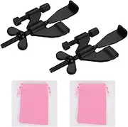 2 Pack Portable Door Lock, Home Security Door Locker,Travel Lockdown Locks, for Home, Hotel, Apartment, College Dorm Travel