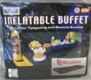 NEW INFLATABLE BUFFET SERVER 55" long OKLAHOMA SOONERS NCAA
