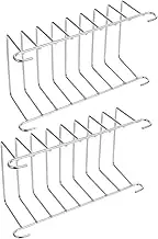 Cabilock 2Pcs Stainless Steel Cooking Racks Kitchen Steamer Accessories for Air Fryer Pressure Cooker Versatile Cooking Tools for Baking and Roasting