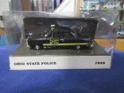 1:43 Ohio State Highway Patrol Police 1949 Ford Tudor White Rose