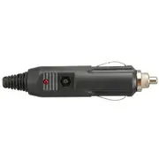 12V Male Car Cigarette Lighter Socket / Plug / Connector 5A With LED &amp; Fuse