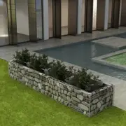 Gabion Planter Steel 360x90x50 cm