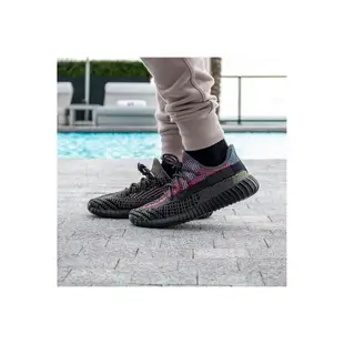 Adidas Yeezy Boost 350 V2 Yecheil 黑 拼接 彩虹 鞋帶反光 FW5190 IMPACT
