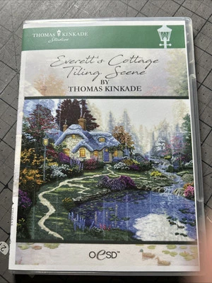 OESD USB #80355USB Everett's Cottage Tiling Scene by Thomas Kinkade Studios