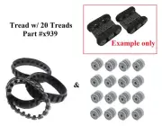 ☀️NEW LEGO Tread with 20 Treads Large, Non-Technic Tank parts pieces