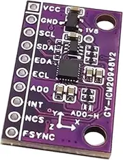 AR/VR IMU Motion Tracking Sensor AHRS Module Tracking Detector with Two Springers, Motion Sensor Module, Replacement Parts Flexible 9-Axis Accelerometer for Professional Enthusiasts