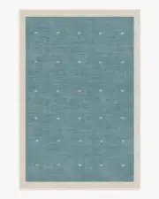 185' x 275' | Machine Washable Runner Rug | Kid & Pet Friendly | Indoor Rug | Luna Soft Teal Flatwoven Rug by goop | Ruggable