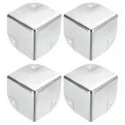 Metal Box Corner Protectors Box Edge Guard Protector 50 x 50 x 50mm Silver 32pcs