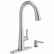 McKenzie Pull Down Kitchen Faucet With Soap Dispenser, Chrome -9319300.002