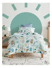 [Jack & Ava] Puppy Love Comforter Set in White