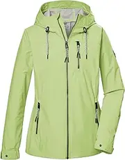 G.I.G.A. DX GS 74 WMN SFTSHLL JCKT Women's Softshell Outdoor Jacket with Hood Light Spring Green, 38, 43052-000