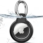 Waterproof Airtag Holder with Apple Airtags Keychain, Hard PC Air Tag Case