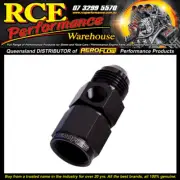 Aeroflow AF140-04BLK Str F-m-4an Blk w/1/8" Npt Port